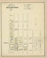 Manchester - Ward 1, New Hampshire State Atlas 1892 Uncolored